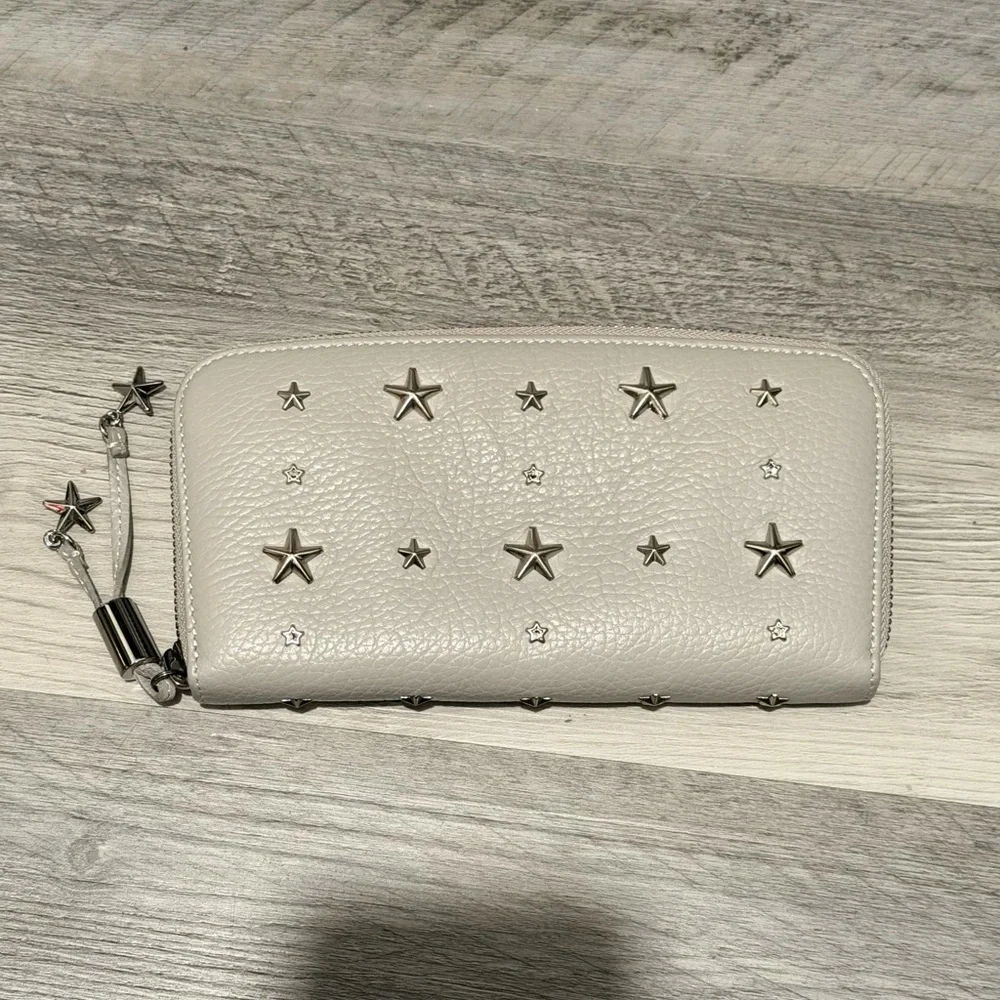 ❗️SOLD❗️Jimmy Choo Filpa Star-Studded Long Wallet - Picture 2 of 8